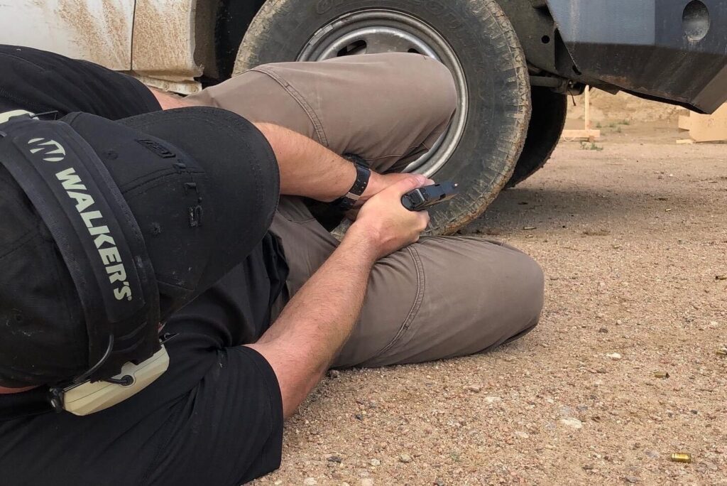 Riley Bowman Shooting Under Vehicle